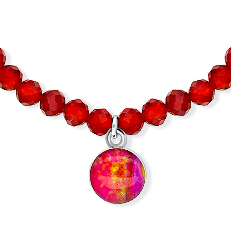 Awareness Stretch Bracelet Heart Disease Jewelry Heart Bracelet