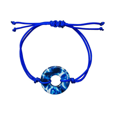 blue adjustable childhood cancer awareness bracelet