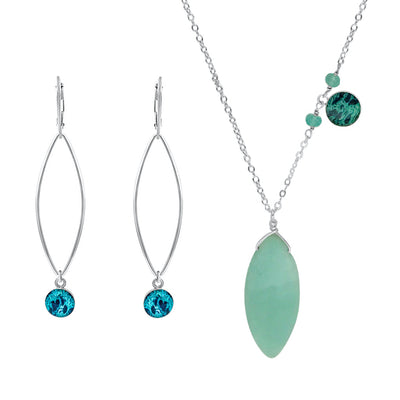 warrior awareness jewelry set for ovarian cancer that gives back to charity