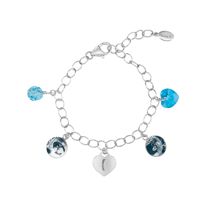 Custom Pregnancy Journey Charm Bracelet