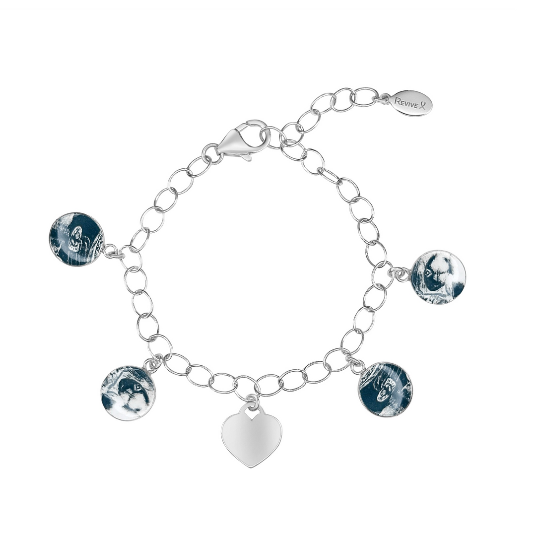 Custom Pregnancy Journey Charm Bracelet