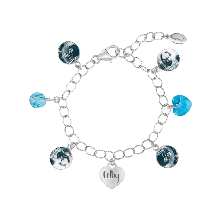 Custom Pregnancy Journey Charm Bracelet