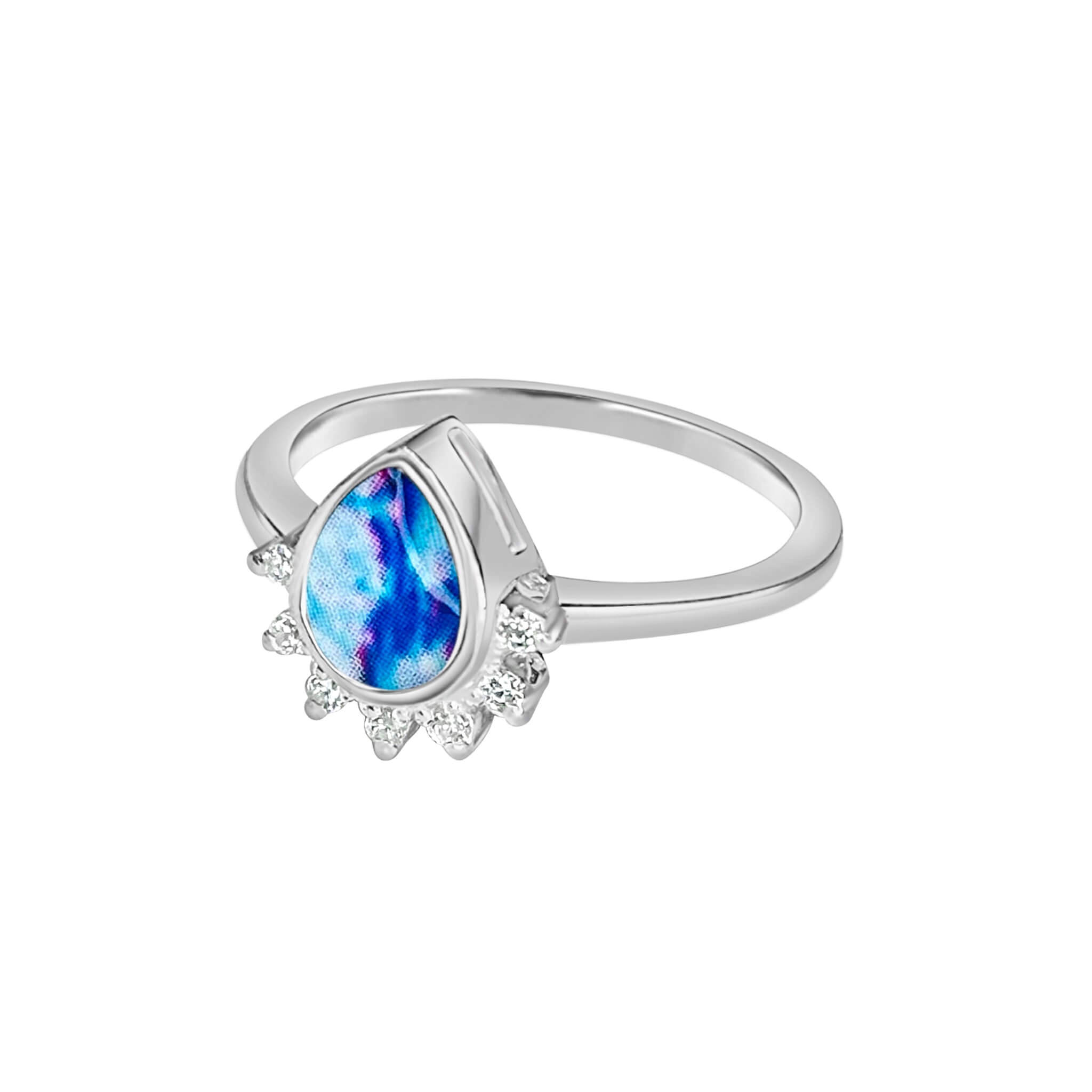 Halo Ring for Colon Cancer Awareness – Revive Jewelry