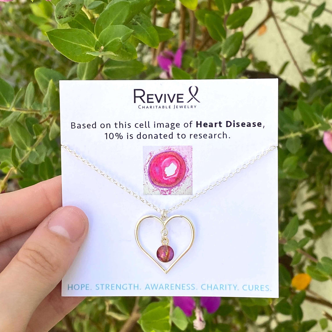 Heart Pocket Necklace for Heart Disease Research on product card
