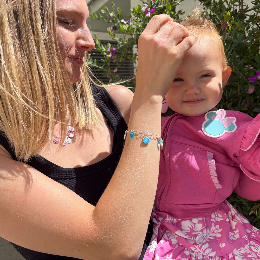 Custom Pregnancy Journey Charm Bracelet