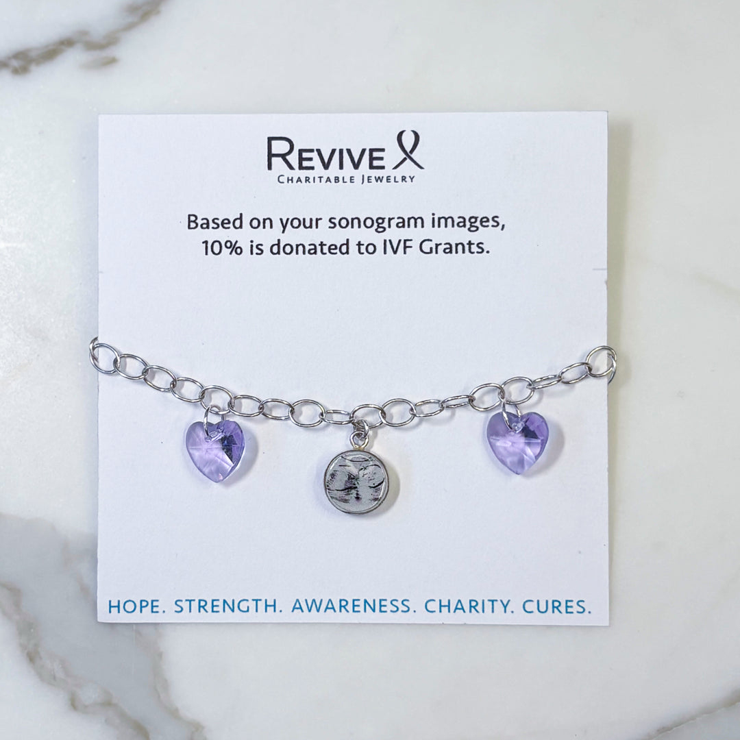 Custom Pregnancy Journey Charm Bracelet