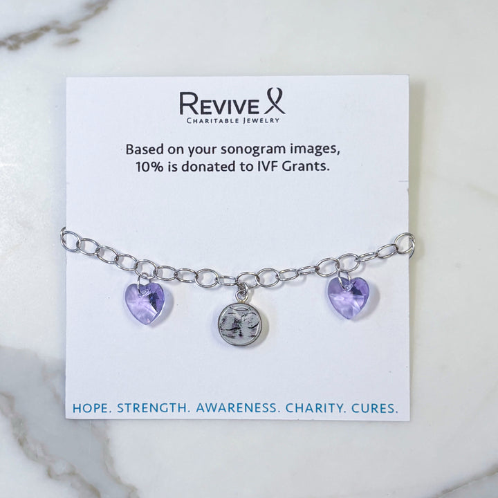 Custom Pregnancy Journey Charm Bracelet