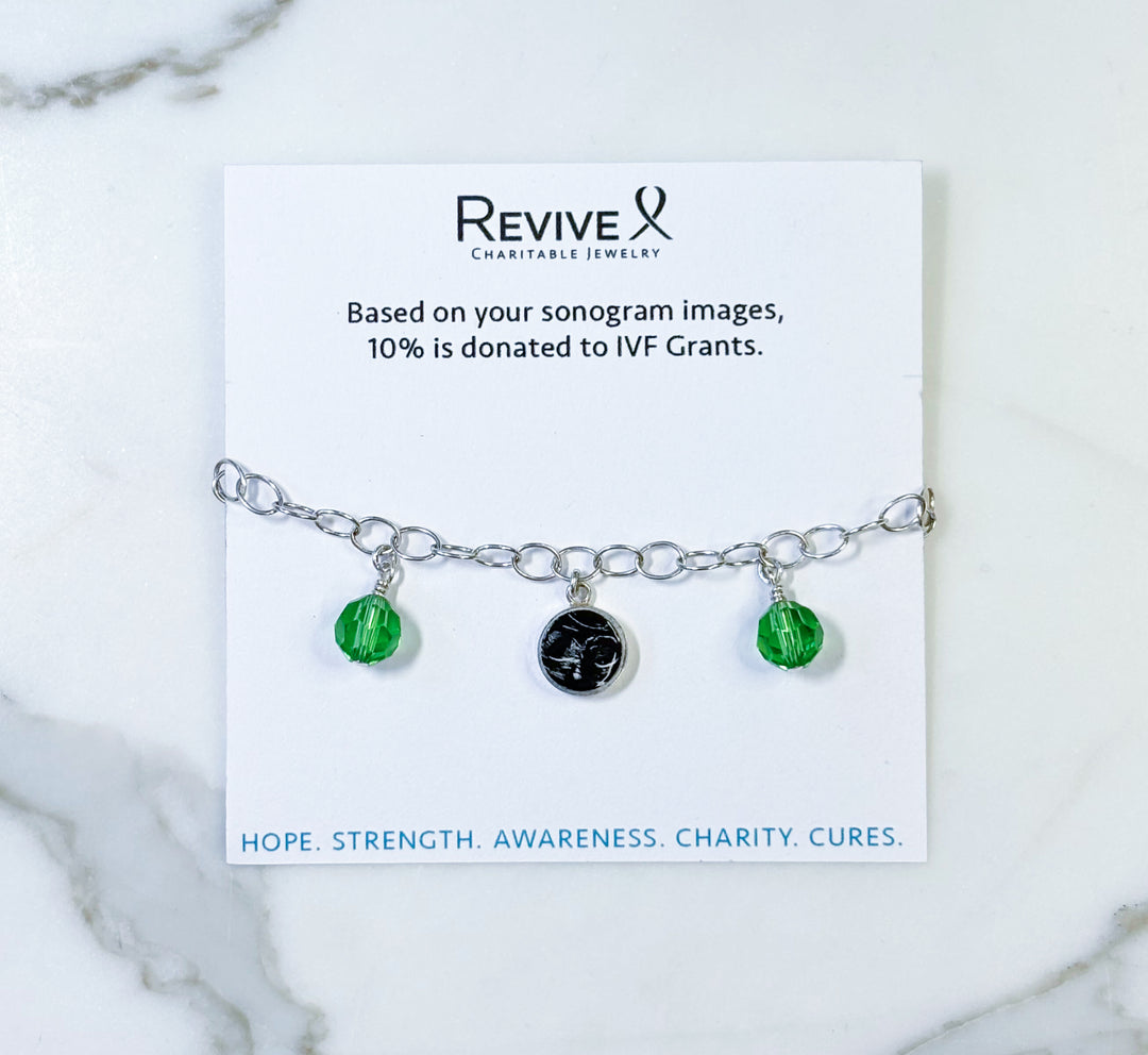 Custom Pregnancy Journey Charm Bracelet