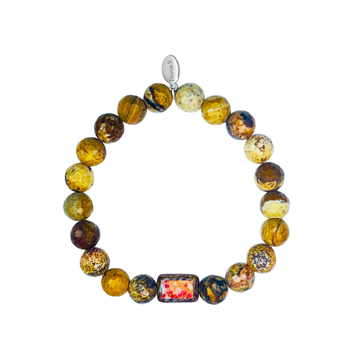 Men's Awareness Stretch Bracelet for Charity with Jasper - Choose Your Cause