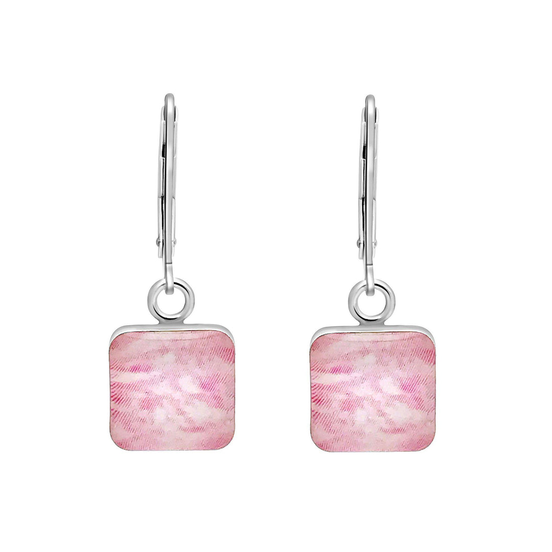 Building Block Earrings for Breast Cancer Research