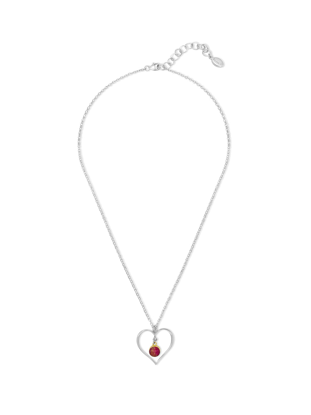 Heart Pocket Necklace for Heart Disease Research-Necklace-Revive Jewelry-Sterling Silver-Revive Jewelry