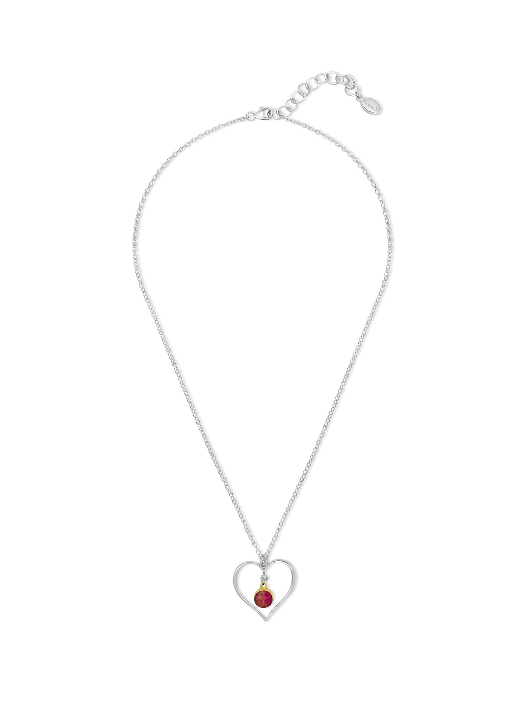 Heart Pocket Necklace for Heart Disease Research-Necklace-Revive Jewelry-Sterling Silver-Revive Jewelry