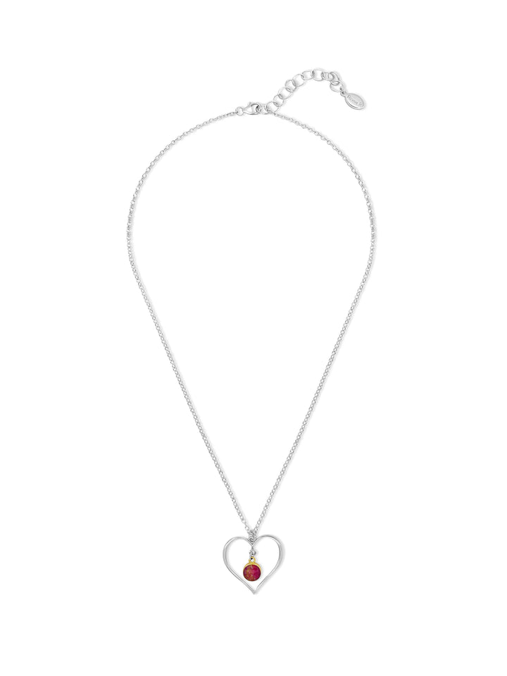 Heart Pocket Necklace for Heart Disease Research-Necklace-Revive Jewelry-Sterling Silver-Revive Jewelry