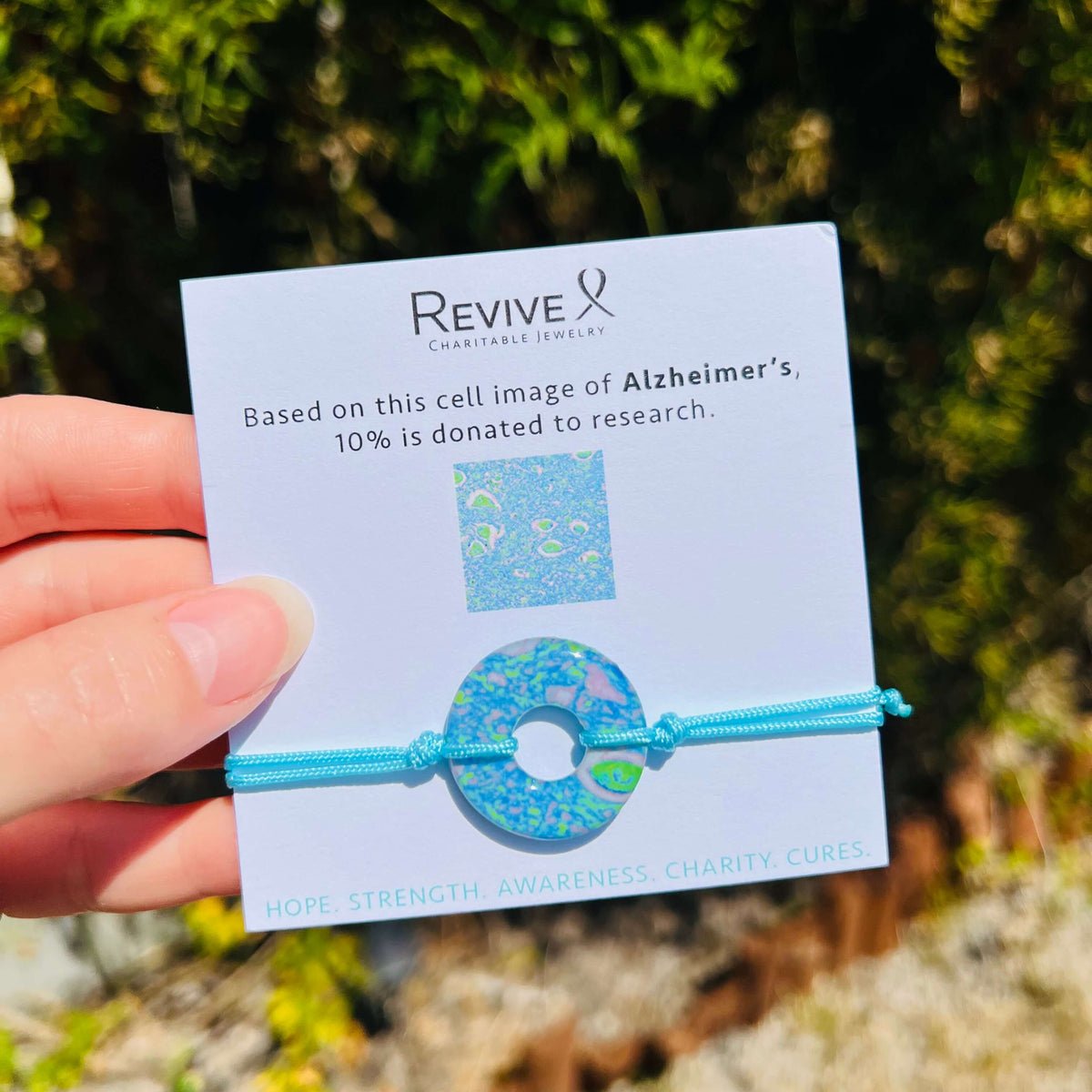 Life Saver Bracelet for Alzheimer's Awareness Revive Jewelry