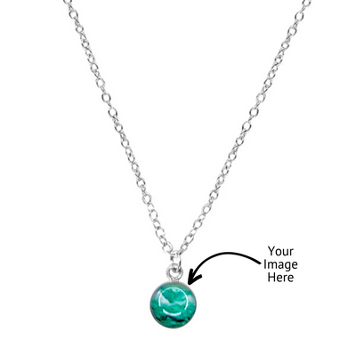 your image here on custom magnify fertility necklace