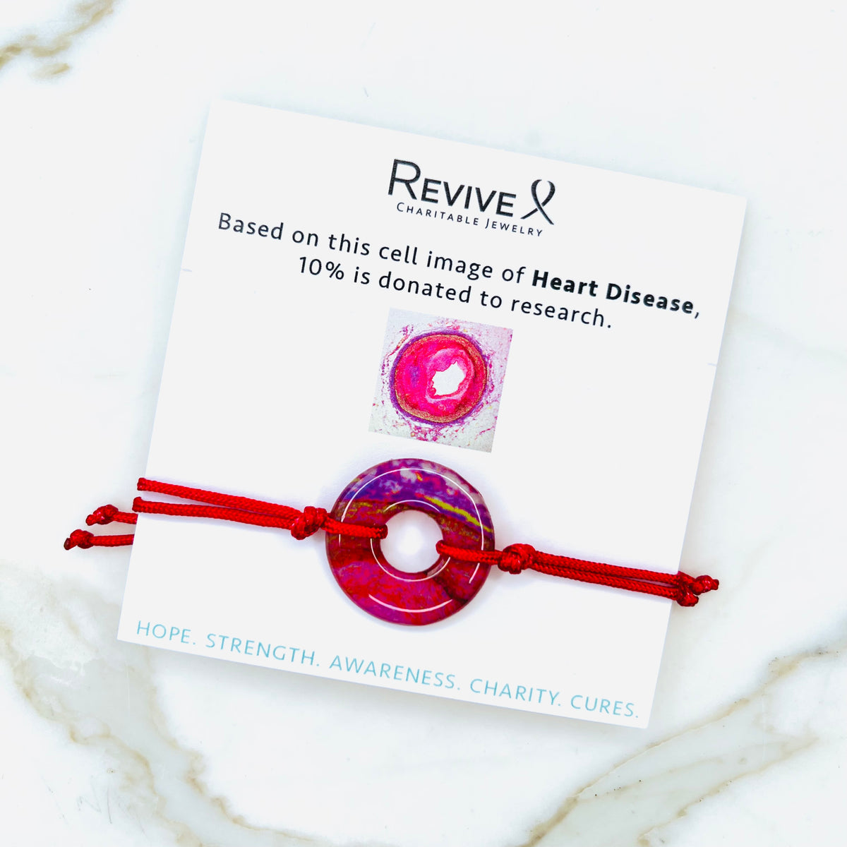 Life Saver Bracelet for Heart Disease Awareness Revive Jewelry